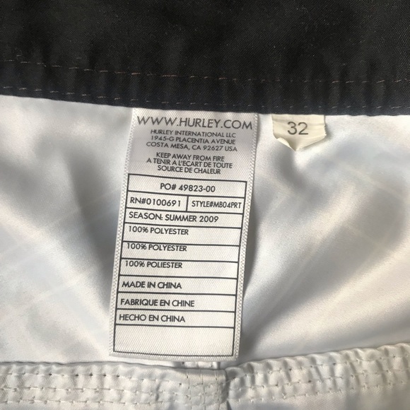 Hurley Swim Board Shorts Men’s 32 - Picture 4 of 5